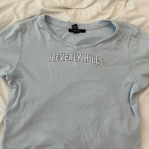 Beverly Hills crop top